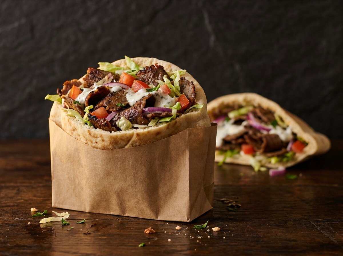 Kebab servido